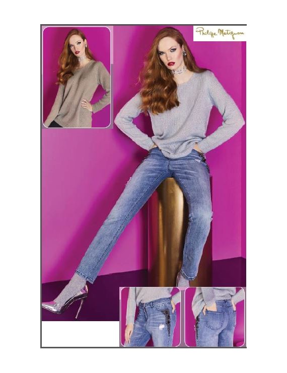 PHILIPPE MATIGNON Jeans Moda donna art 13149