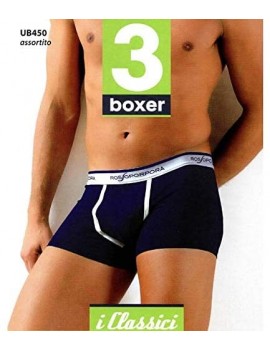 ROSSOPORPORA Boxer Uomo confezione tris  art UB450