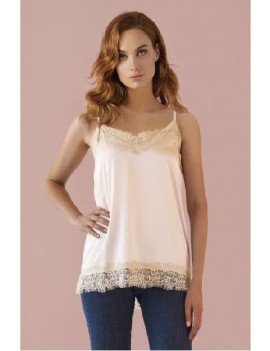 PHILIPPE MATIGNON Canotta Pizzo CHIC art 13119