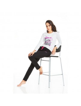 NACSHUA PHILOSOPHY Pigiama donna cotone lungo art MUT 58817