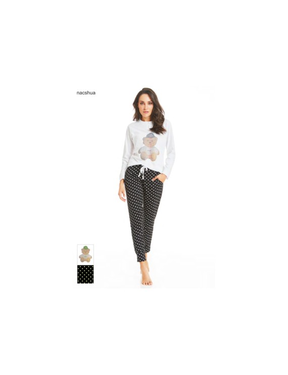 NACSHUA PHILOSOPHY Pigiama donna cotone lungo art NEFTI art 58816