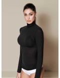 JADEA Maglia manica lunga  collo alto con cashmere art 4066