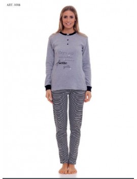 MYPI Pigiama donna cotone invernale art 3008