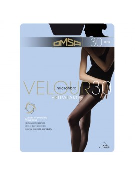 OMSA Collant semicoprente 30 den in microfibra VELOUR 30 XL  art 202