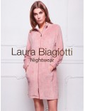 LAURA BIAGIOTTI Vestaglia donna con zip in coral art BPJ96436S