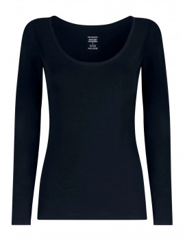 RAGNO beYOUtiful - Maglietta donna  a manica lunga in cotone elasticizzato extra fine