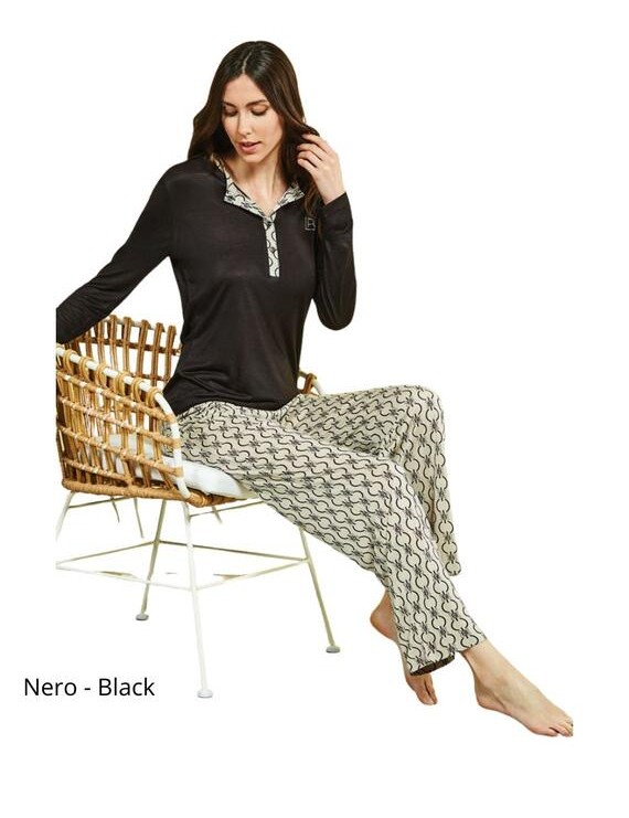 LAURA BIAGIOTTI Pigiama donna lungo viscosa art 96927