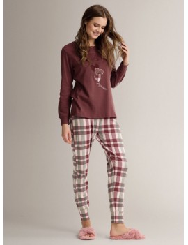 INFIORE Pigiama donna in cotone invernale art 654605 LOVECHECK