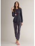 INFIORE Pigiama donna in cotone invernale art 654605 LOVECHECK