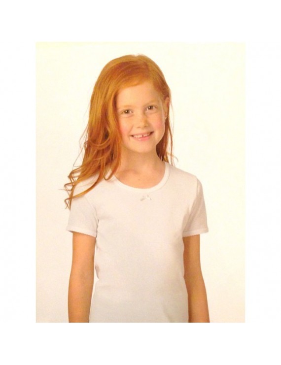 Replay T-shirt Bambine E Ragazze, Girocollo, Puro Cotone, Stampa Frontale, Vestibilità Regolare, Lavaggio Delicato 30°C