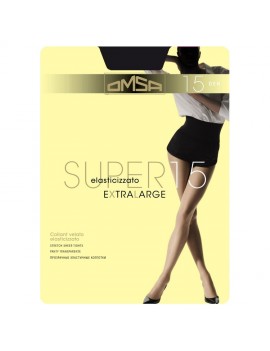 OMSA Collant velato elasticizzato 15 den Super 15 XL  art 108