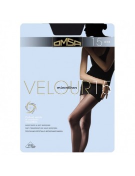 OMSA Velour 15 3 pz Collant microfibra velato 15 den - 3pz