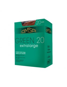 OMSA Collant velato 20 den  Green Extra Large 20  art 092